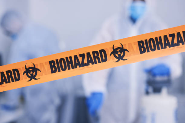 Professional Biohazard Cleanup technician working in Hudsonville, MI